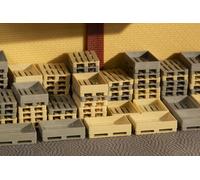 AUHAGEN 41667 - Kit 80 pallet assortiti come in foto. Scala H0 1:87