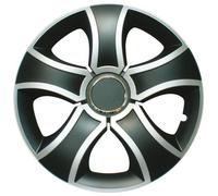 CORA 41746 Set 4 Copricerchi Universali Alulook bis Mix Copricerchi, 16", Set di 4