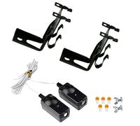 41A5034 Strumento In Acciaio Inox Migliora Le Travi Della Porta Del Garage Facile Installazione Sensori Set con Staffe per Esterno