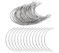 42-120Pcs ago curvo ago da cucito curvo tessitura del cuoio per la riparazione di tela di cuoio a mano maglieria riparazione tappezzeria