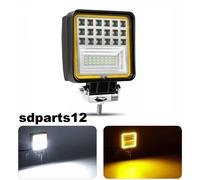 42 LED Lampada Lavoro Bianco Giallo Faro Fendinebbia 3030Lmn Fuoristrada Auto