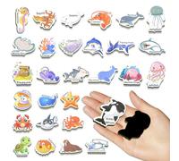 42 magneti da frigorifero in schiuma a forma di animali dell'oceano, per bambini e bambini, giocattoli magnetici per frigorifero