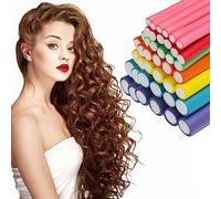 42-pack Bendy Hair Roller Curlers Bastoncini per acconciature rotanti a 360