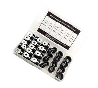 42 Pcs Fascette Stringitubo Acciaio Inox Fascetta Morsetto Per Cavo