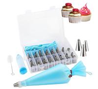 42 Pezzi Decorazione Torte Set - Kit pasticceria - Kit pasticceria professionale - Sac a poche riutilizzabile - adatti per principianti e fornai professionisti