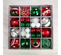 42 pezzi ornamenti per palline di Natale, set di palline decorative infrangibili