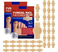 42 Pezzi Patch per Unghie,Ammorbidisce Delicatamente Le Unghie Rovinate,Cerotto Idratante e Nutriente per Le Cuticole,Cerotti Traspiranti per Unghie Dei Piedi - Cura Domestica