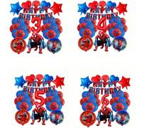 42 pezzi Set di palloncini in foil a tema Spider-Man Disney, forniture per feste di compleanno A,B,C,Numero 5 (42 pezzi),Numero 6 (42 pezzi),Numero 4 (42 pezzi),Numero 3 (42 pezzi),Numero 1 (42 pezzi)