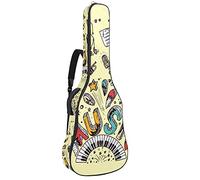 42 Pollici Chitarra Acustica Borsa con Antiurto Spessa Imbottito Zaino per Chitarra Basso Folk Classica Strumenti Musicali Musica