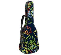 42 Pollici Chitarra Borsa Chitarra Zaino per Chitarra Elettrica Basso Acustico Chitarra Classica Ukulele Mandolino Autismo Giorno Poster