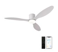 42”Profile Ceiling Fans with Lights Remote/App Control Dimmable LED DC Motor A7