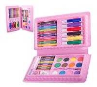 42 set artistico parziale di pastelli e penne per la pittura rosa