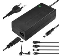 42 V, 2 A, caricabatterie per scooter, cavo di ricarica Hoverboard, caricatore e cavo di ricarica per scooter, caricatore hoverboard con 4 porte di interfaccia, alimentatore di rete per scooter