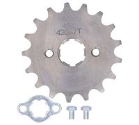 420 17T Corona di ricambio per pignone motore in acciaio inossidabile di alta qualità per pit bike cinesi 110cc 125cc 150cc ATV con rondella e viti