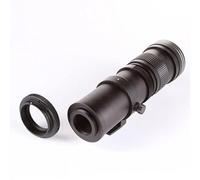 420-800mm F/8.3-16 Teleobiettivo con messa a fuoco manuale Obiettivo zoom + adattatore T2, for Nikon for Canon for fotocamera for Pentax M4/3 (Size : NIKON)
