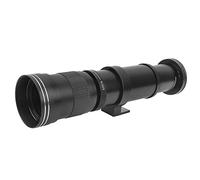 420 800mm Telescopic Lens , F8 . 3 16 Manual Focus Zoom Telephoto Lens con Lente di ingrandimento 2X , 420 800MM Super Telephoto Zoom , per Fotocamera con Attacco EF S (Nero)