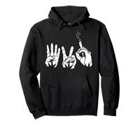 420 Hand Sign Smoking Weed Joint Marijuana Pot Smoker Gifts Felpa con Cappuccio