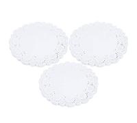 420 PCS White Lace Paper Doilies | 9.4 Inch Round Decorative Placemats for Cake/Dessert/Party Tableware | Food Safe & Sustainable | Antique Design for Weddings & Crafts