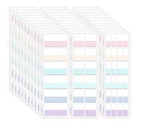 420 Pezzi Segnapagina Indice Linguette Adesive, 6 Colori, Etichette Scrivibili, Bandiere per Note di Lettura, Pagine o Indicatori di Libri, Classificare i File, Tre Taglie: Grande, Media e Piccola