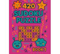 420 Sudoku Puzzle Book for Adults: 140 Easy, 140 Medium & 140 Hard Puzzles | Large Print | Perfect Brain Training for Adults & Seniors