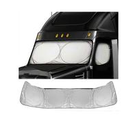 420 x 92cm Large Truck Sun Shade Heavy Duty Vehicle Sunshade Visor Foldable Heat Shield for Front Wi