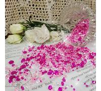 4200 Pezzi di strass rosa,Pietre preziose di cristallo, Pietre di vetro,Particelle decorative,Coriandoli, Adatti per la tavola di nozze, decorazioni per feste, riempimento di vasi (mix rosa)