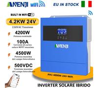 4200W 4.2KW 24V Hybrid On Grid Off Grid Solar Inverter MPPT 100A 220V/230V WIFI
