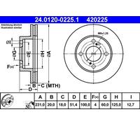 ATE Discofreno 24.0120-0225.1