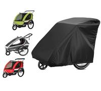 420D Carrello BiciclettaRimorchioCopri,Telo pieghevole perrimorchio,copertura perrimorchiobici,Adatto perrimorchiper biciclette,rimorchiper cani,rimorchiper merci (140 x 84 x 100 cm)