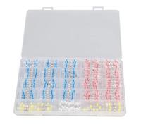 420Pcs Heat Shrink Butt Wire Connector Set, Solder Butt Wiring Terminal Kit with High Purity Tin Alloy and Translucent PE Heat Shrink Tube for Automotive Marine Electrical Wiring