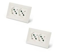 42100 B2 set di 2 pz Multipresa universale da incasso OPERA/PLA doppia presa