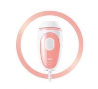 Braun IPL Silk-expert PL1000 - Mini dispositivo di depilazione da donna per depilazione visibile, alternativa al laser da viaggio, semplice, sicuro ed efficiente, colore: Bianco/Rosa