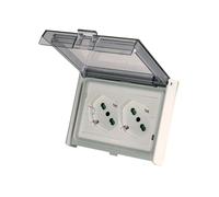 421021 Multipresa universale da incasso OPERA/PLA doppia presa bipasso schuko 2P