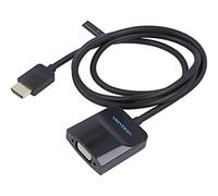 42437 adattatore connettore HDMI, VGA 1m nero opaco: ABS VENTION