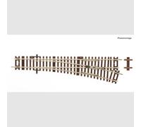 ROCO 42443 Scala HO Scambio destro Wr 15, lunghezza 230 mm, 15°