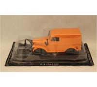 4245 Russo Gaz T-3 Furgone Con Snowplough & Spazzino Arancio 1/43 Scala Die Cast