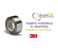 425 18667 - NASTRO IN ALLUMINIO COLORE ARGENTO 0,12 m - 50 X 55 mm 3M