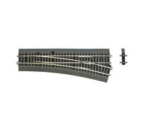 42535 Roco Scambio destro Wr15 polarizzato L. 230 mm con massicciata