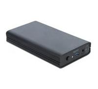 42612 contenitore di unità di archiviazione Box esterno HDD Nero 3.5", Disk enclosure Nero, Box esterno HDD, 3.5", SATA, 5 Gbit/s, Collegamento del dispositivo USB, Nero