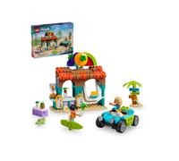 lego friends - bancarella dei frullati sulla spiaggia - lego 42625 con 2 mini bamboline, una tartaruga un buggy 213pz anni 6+