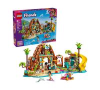 LEGO Friends Vacanza al Beach Resort - Gioco con 6 Mini Bamboline, Animali Giocattolo come Tartaruga e Delfino, Chiosco dei Gelati e Accessori - Regalo di Compleanno per Bambine da 8 Anni - 42673
