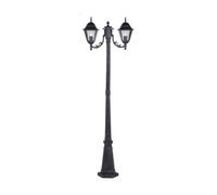LAMPIONE NEW YORK H CM.200 A 2 LUCI GRIGIO PZ 1,0