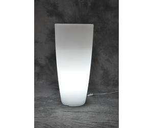 42915 Q.TA' 1 VASO STILO ROUND BRIGHT D 40X90CM LUCE BIANCA