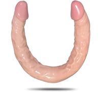 42Cm Dòppiá Testa Díldò Eaitico per Lesbica Morbido E?Orm?E Doppio Pénétrazióne Péne Finto per Éssó Donna Coppi Xxl Di Silicone Io Allo Uomo Le