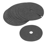 42cm Non Tessuto Albero Protezione Tappetino Pianta Copertura Nero 10pz