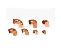 42mm Inner Dia x1.4mm Thickness Scoket Weld Copper End Feed 90 Deg Elbow Coupler Plumbing Fitting Water Gas Oil