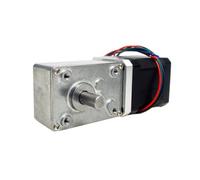 42mm Stepper electronic starter Extruder Gear Nema17 Stepper electronic starter Ratio 17,31,50 ，8mm Shaft Worm Gearbox for CNC milling machine NWPNLXEA(Gearbox Ratio 50)