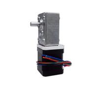 42mm Stepper electronic starter Extruder Gear Nema17 Stepper electronic starter Ratio 505,670,8mm D-tpye Shaft Worm Gearbox for CNC milling machine NWPNLXEA(Gearbox Ratio 670)