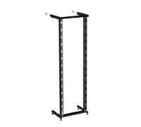 42U 48,26 cm da parete rastrelliera di rete - cornice aperta - 400 mm profondità - Nero - Server della custodia