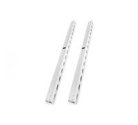42U vertical cable management ducts 1865x92x85 mm, set= 2 pieces, grey (RAL 7035)